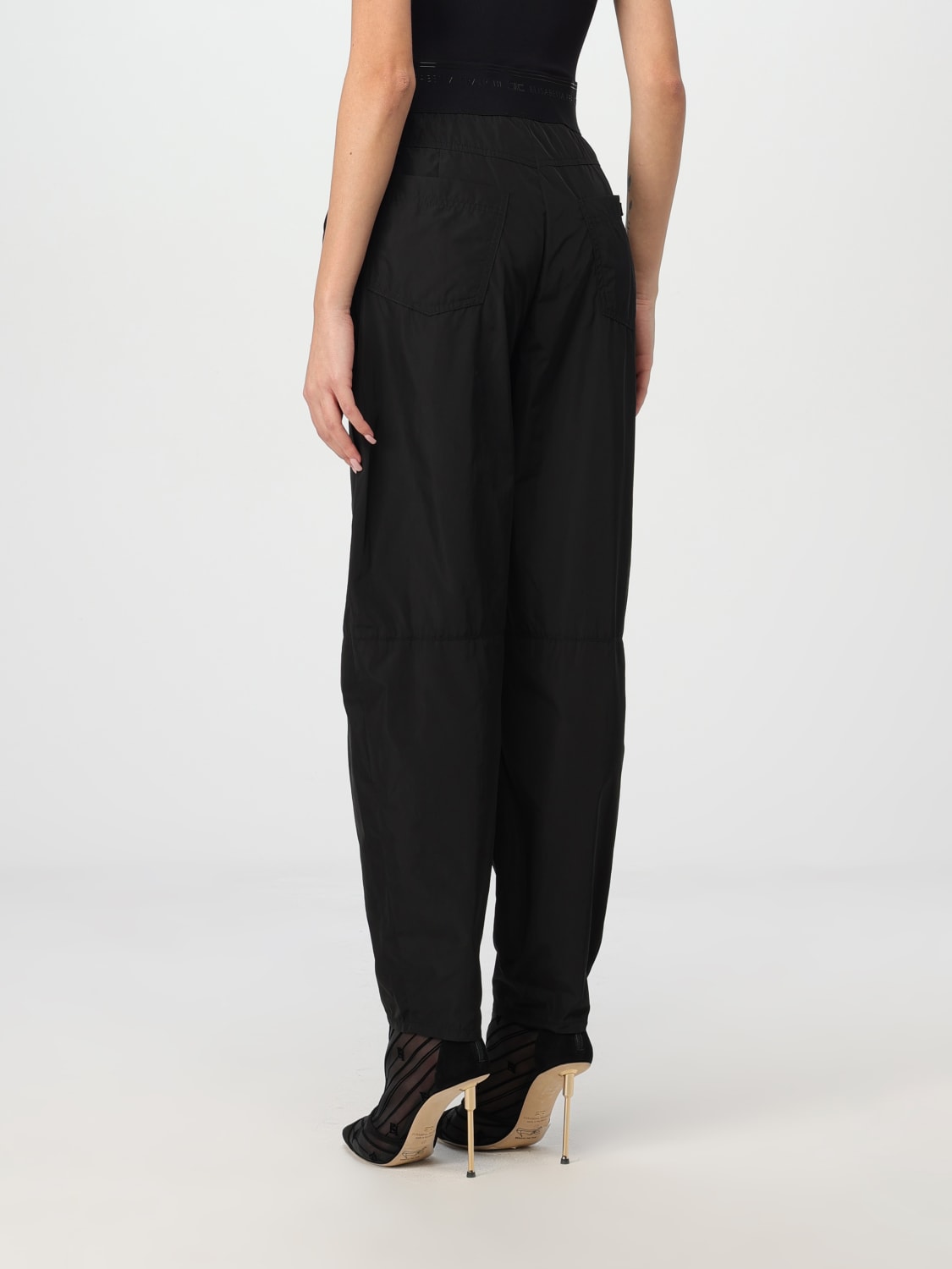 Giglio Pantalone Elisabetta Franchi In Tessuto Tecnico
