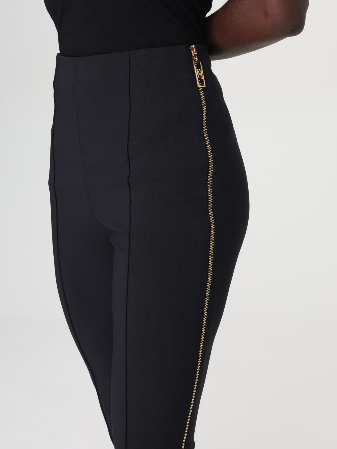 Giglio Pantalone Elisabetta Franchi In Viscosa Stretch
