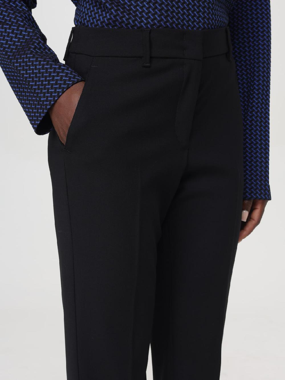 Giglio Pantalone Emporio Armani In Fresco Lana Stretch