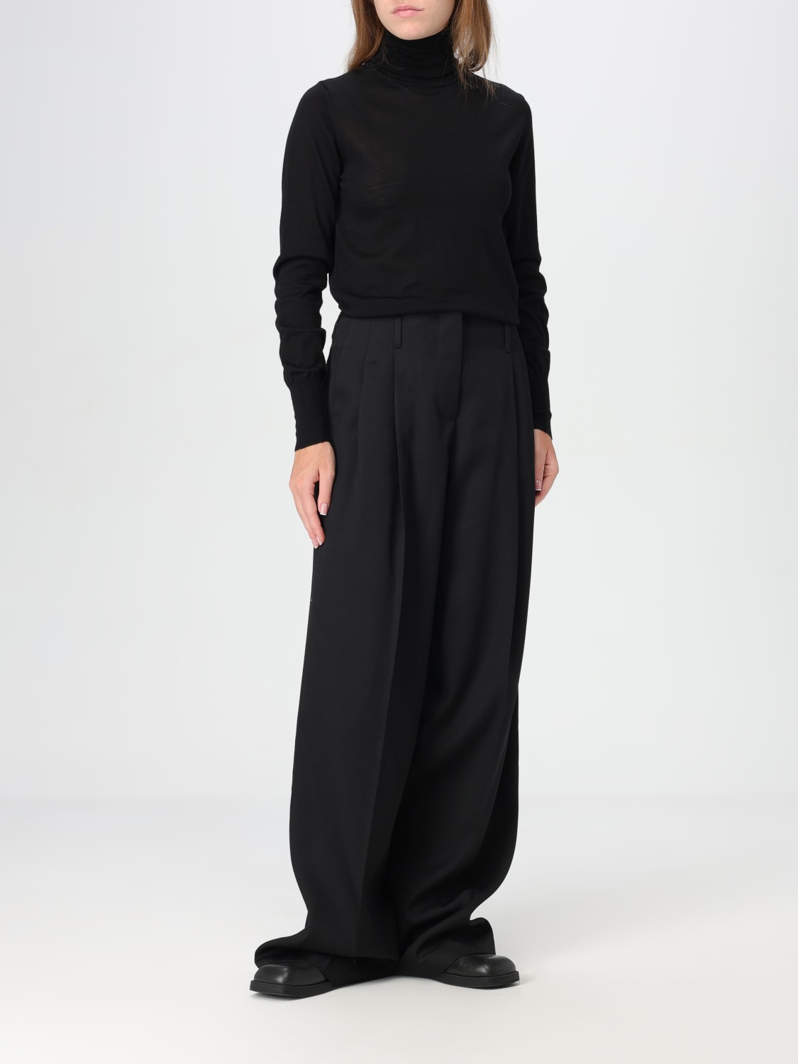 Giglio Pantalone Flavia Golden Goose In Lana Vergine