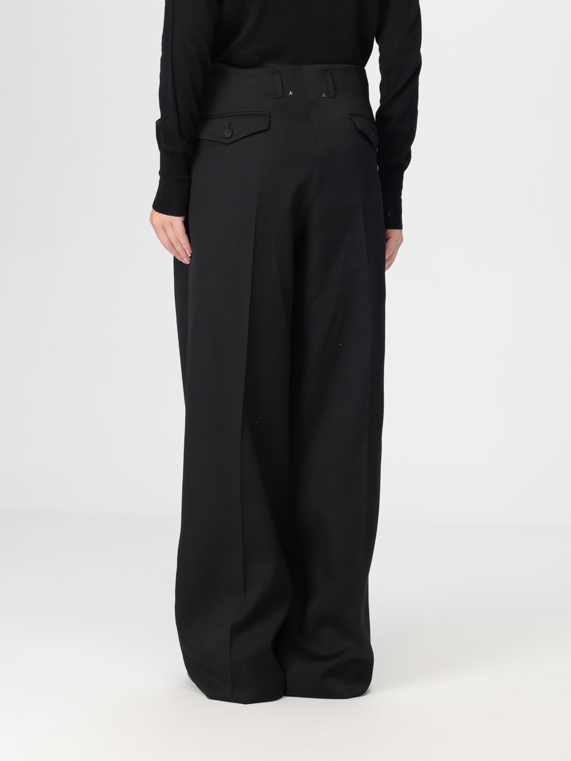 Giglio Pantalone Flavia Golden Goose In Lana Vergine