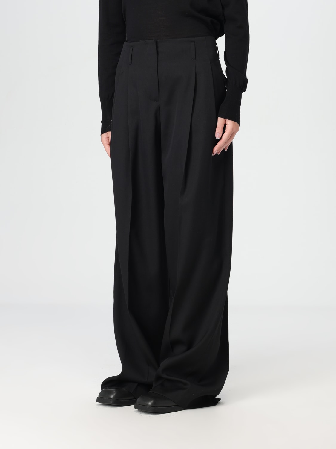 Giglio Pantalone Flavia Golden Goose In Lana Vergine