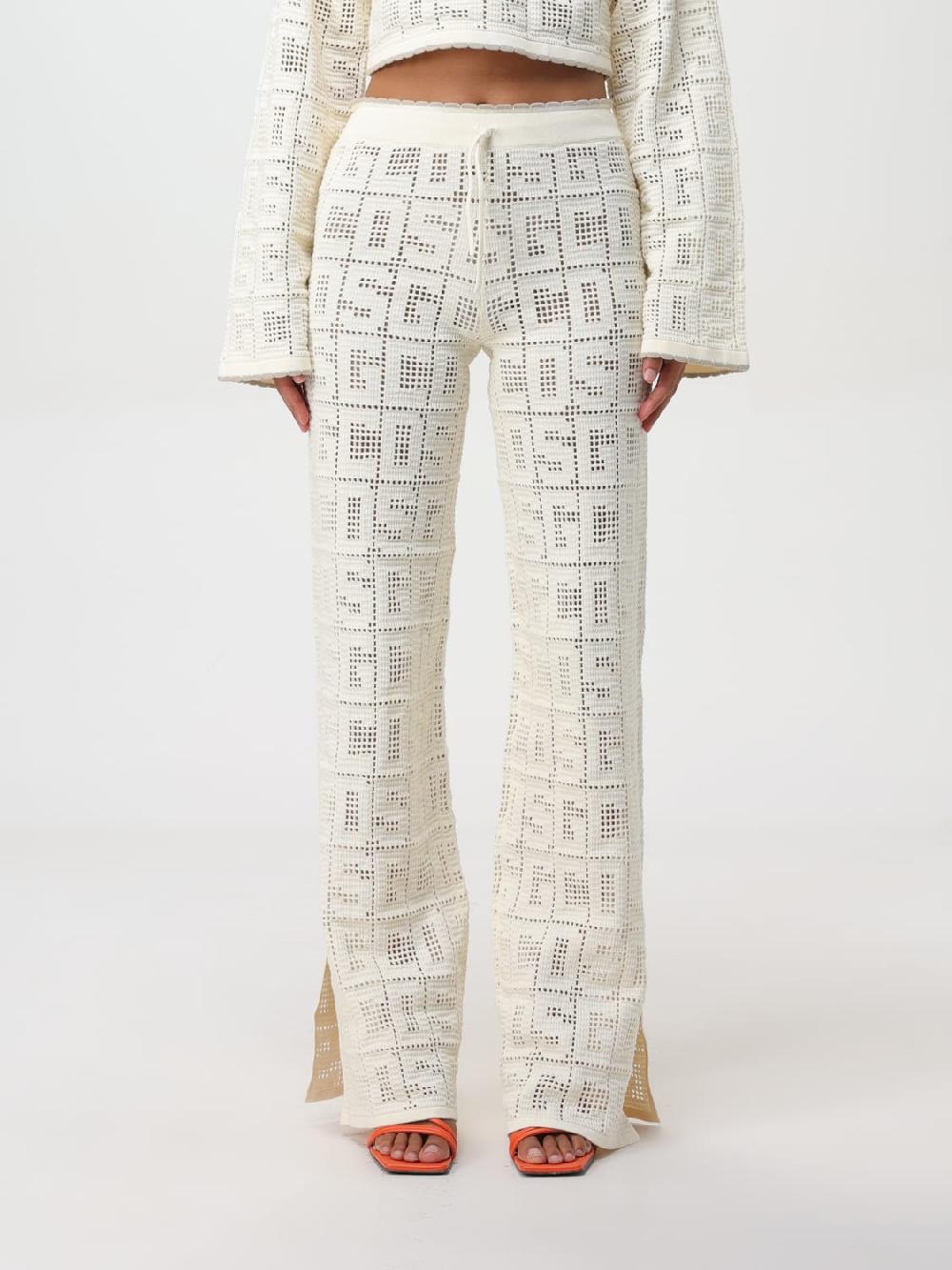 Giglio Pantalone GCDS in misto cotone con logo all over