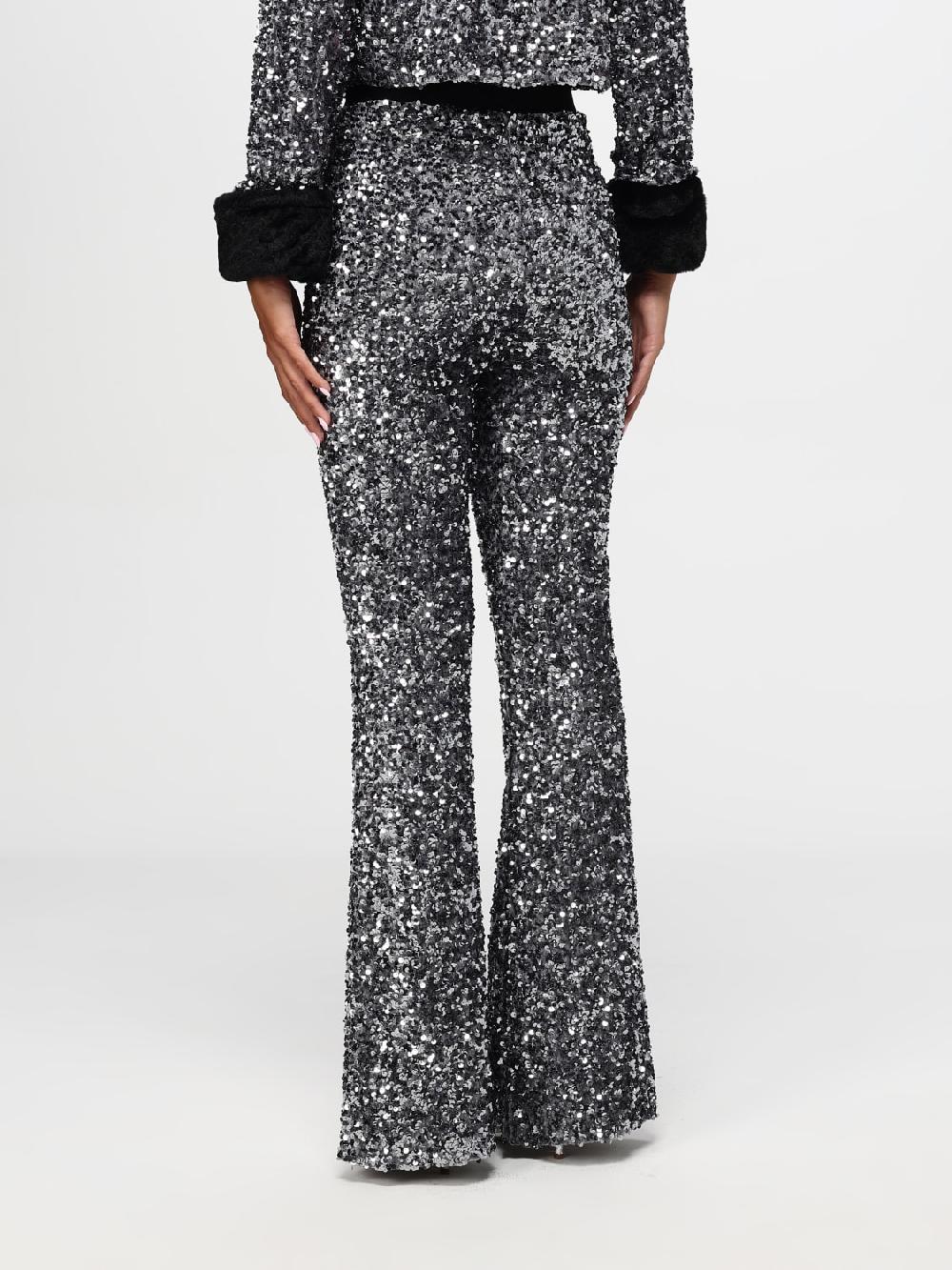 Giglio Pantalone Hanita In Viscosa Con Paillettes All Over