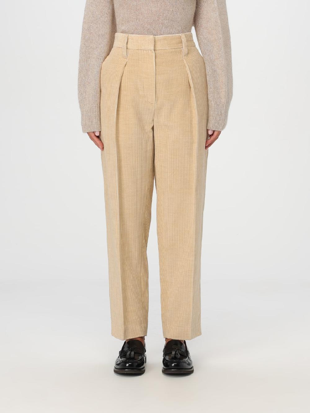 Giglio Pantalone in misto cotone Brunello Cucinelli