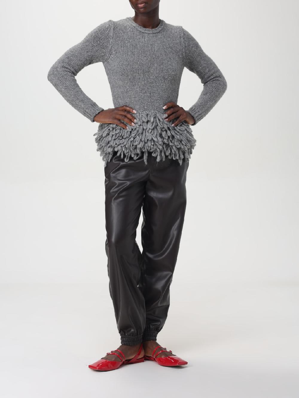 Giglio Pantalone In Pelle Sintetica Stella McCartney