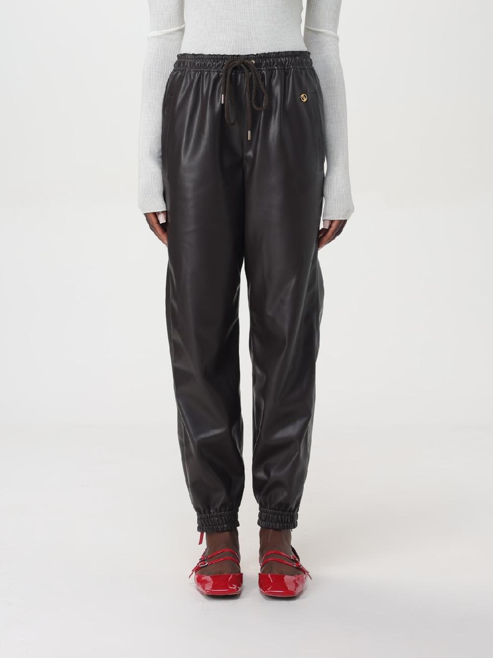 Giglio Pantalone in pelle sintetica Stella McCartney