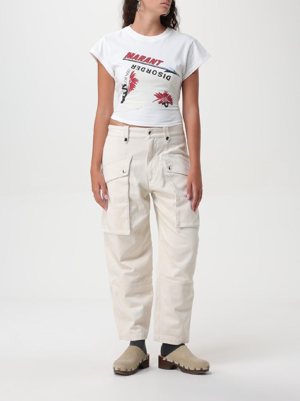 Giglio Pantalone Jannick Isabel Marant Etoile In Cotone