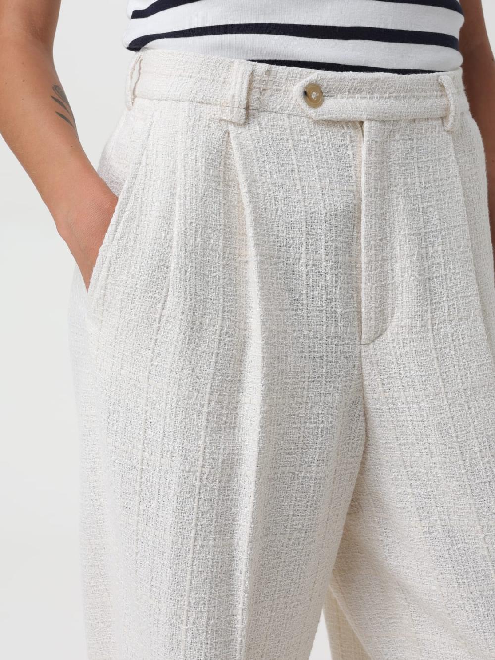 Giglio Pantalone Melissa A.P.C. In Tweed Misto Cotone