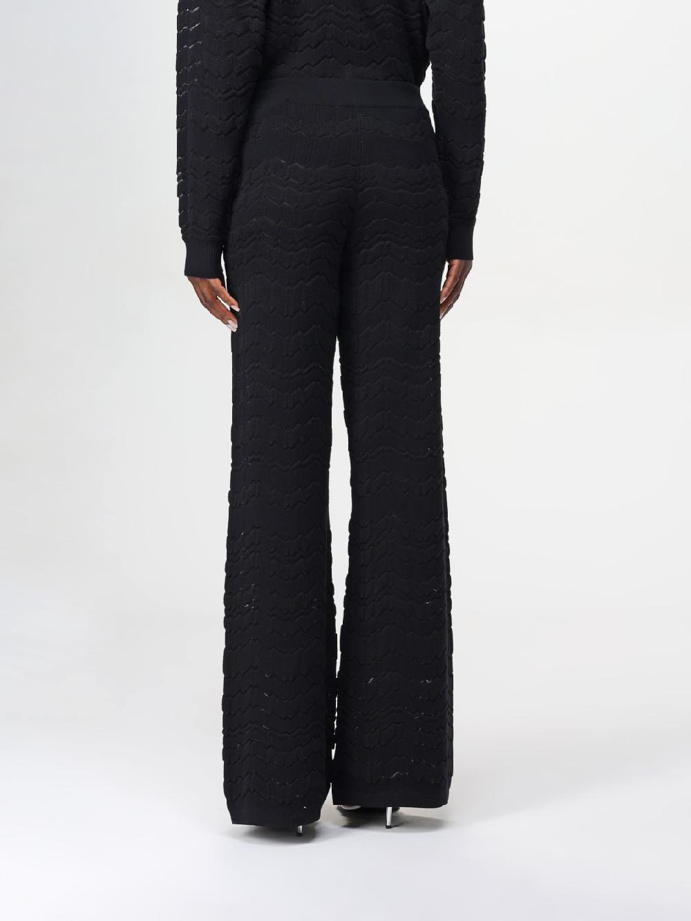 Giglio Pantalone Missoni In Maglia Di Lana Con Motivo Zig Zah Jacquard