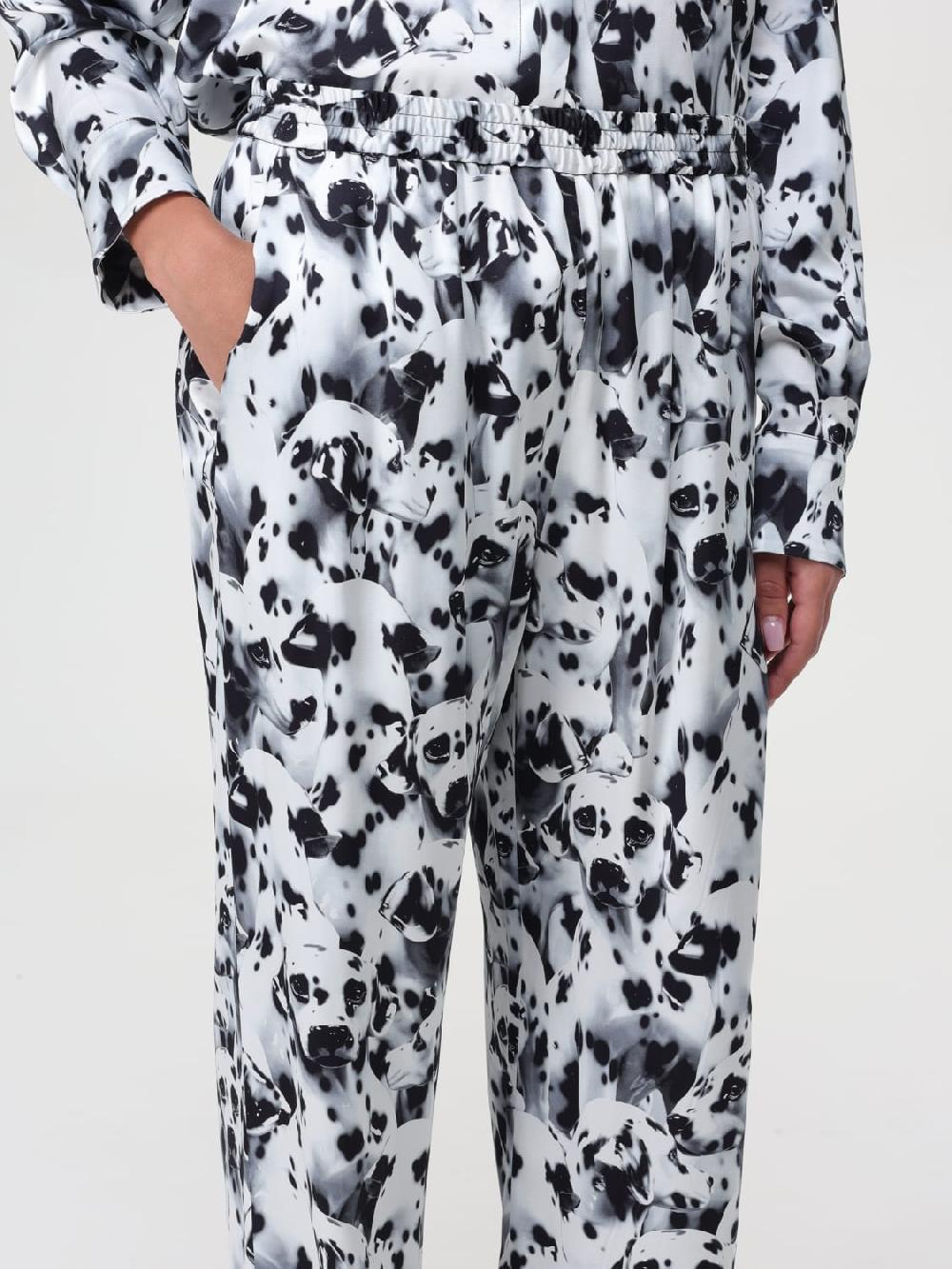 Giglio Pantalone MSGM In Tessuto Con Stampa Floreale