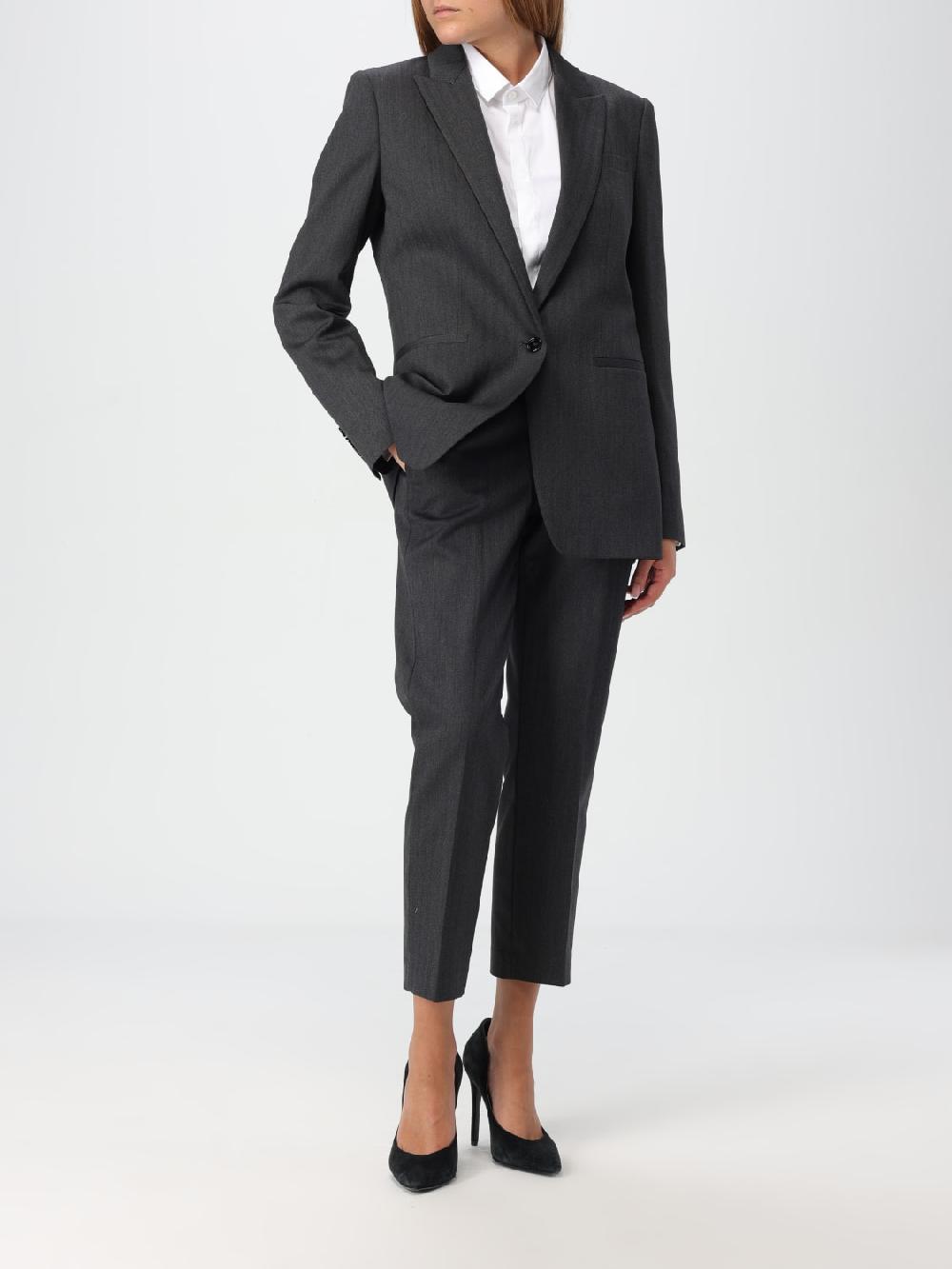 Giglio Pantalone Nima Dondup In Lana Vergine E Cotone