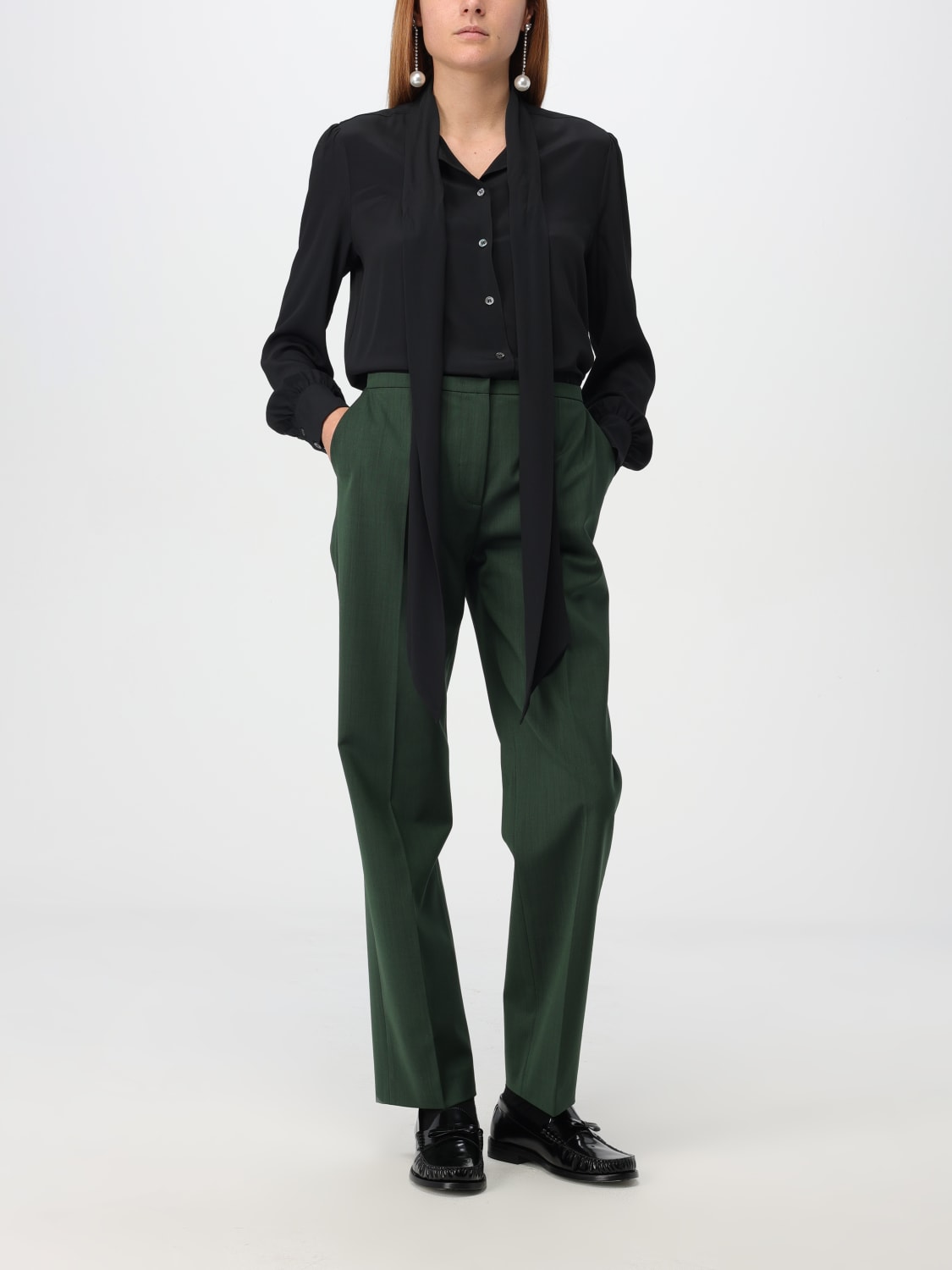 Giglio Pantalone Philosophy Di Lorenzo Serafini In Misto Lana Vergine