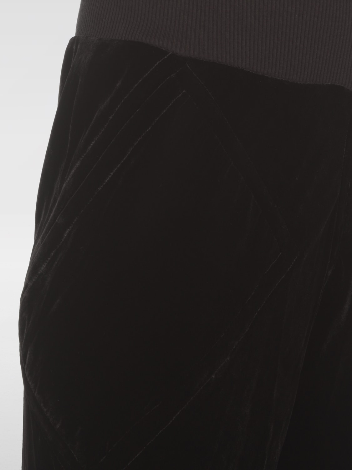 Giglio Pantalone Rick Owens In Misto Viscosa E Seta