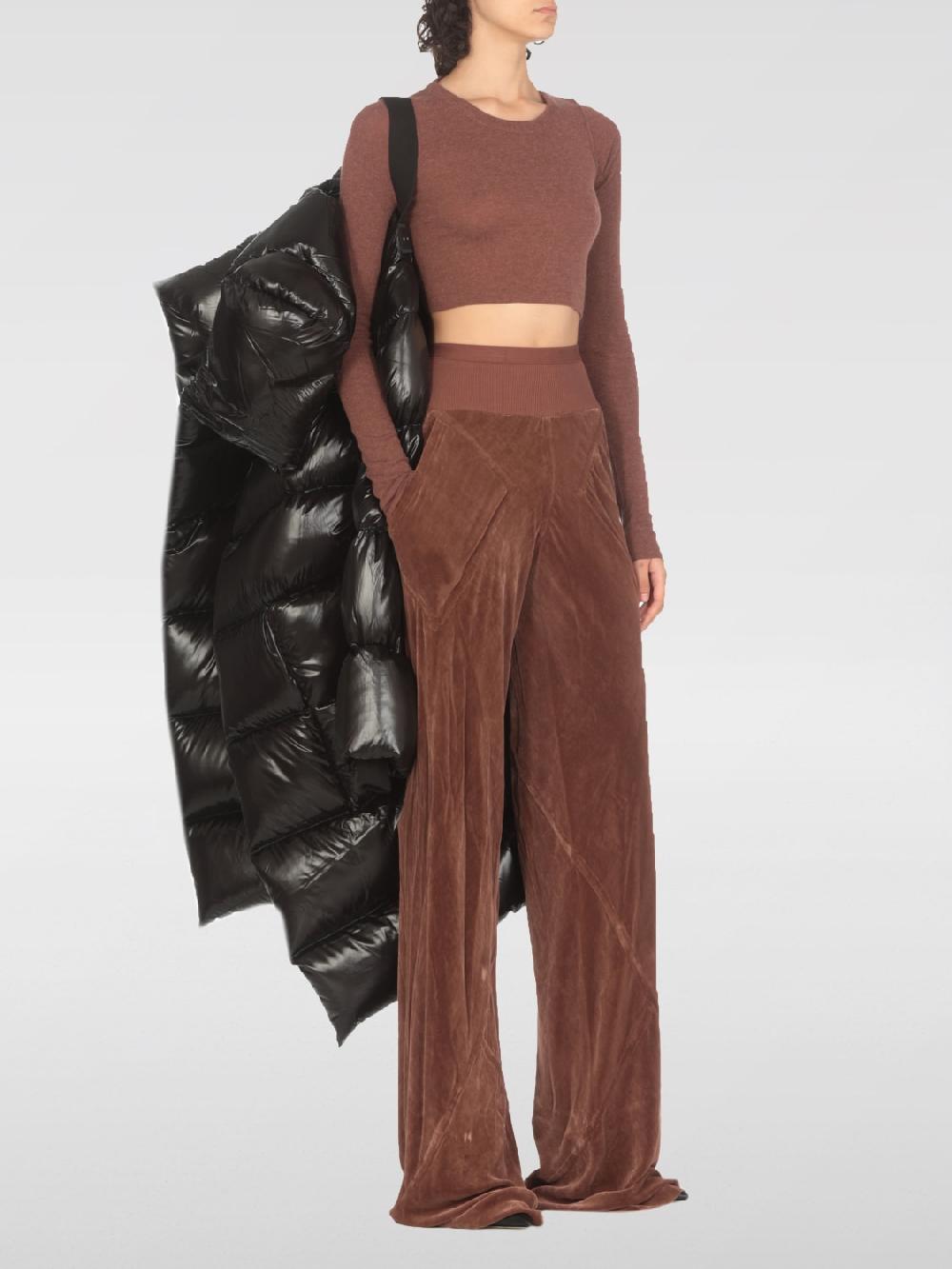 Giglio Pantalone Rick Owens In Misto Viscosa E Seta