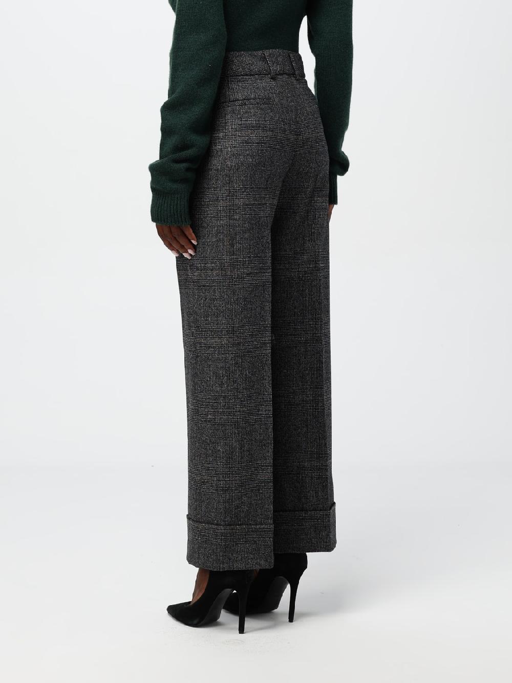 Giglio Pantalone Slowear In Lana Con Motivo Principe Di Galles