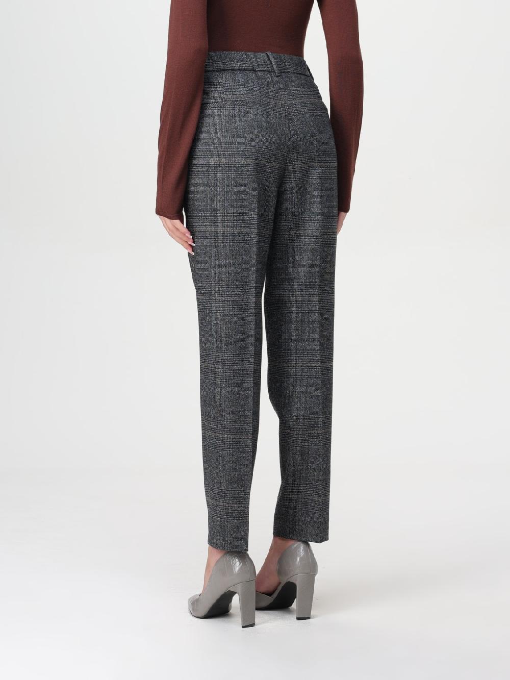 Giglio Pantalone Slowear In Lana Con Motivo Principe Di Galles