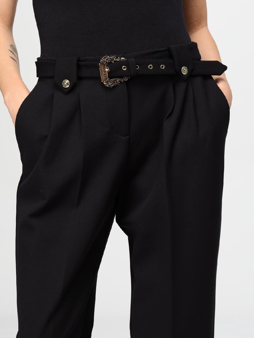 Giglio Pantalone Versace Jeans Couture In Misto Viscosa