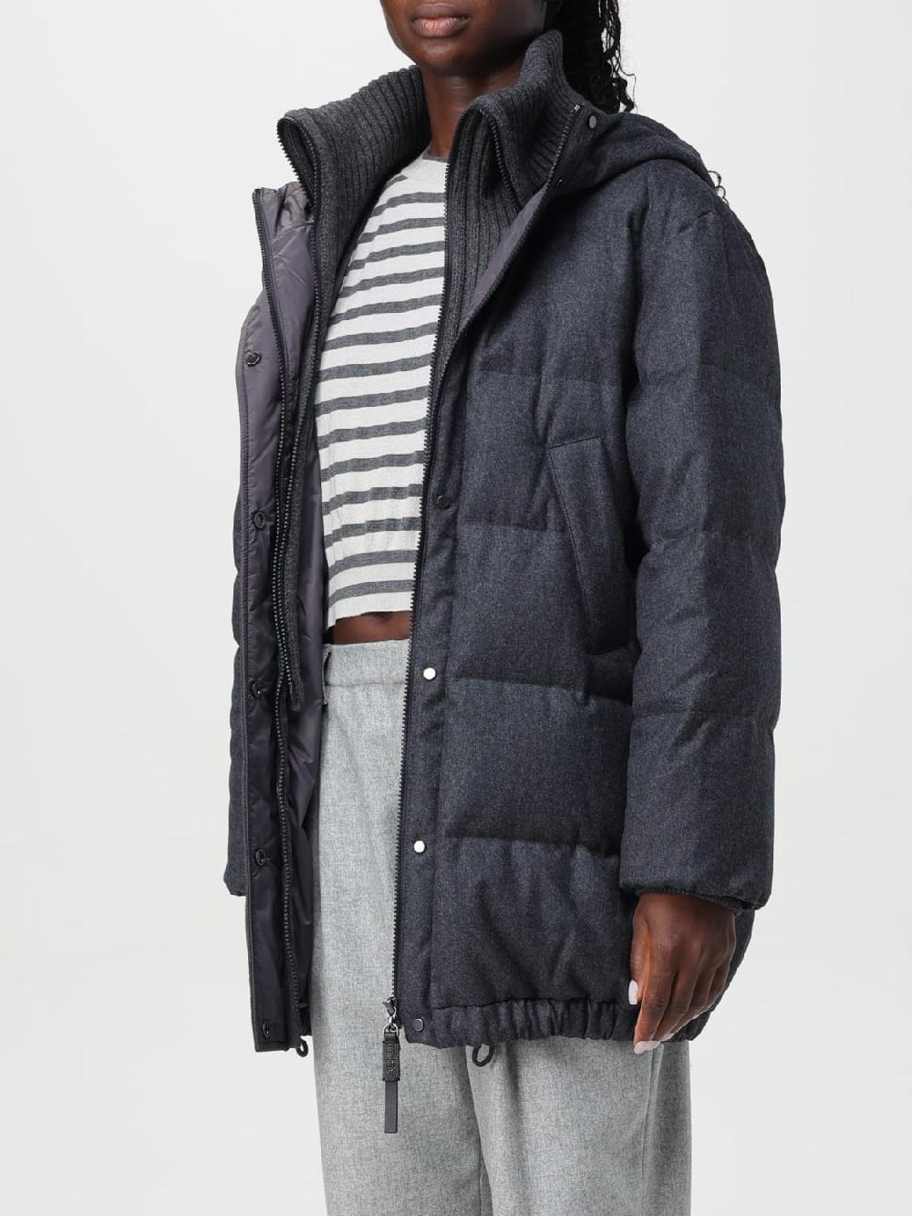 Giglio Piumino Brunello Cucinelli In Lana Trapuntata