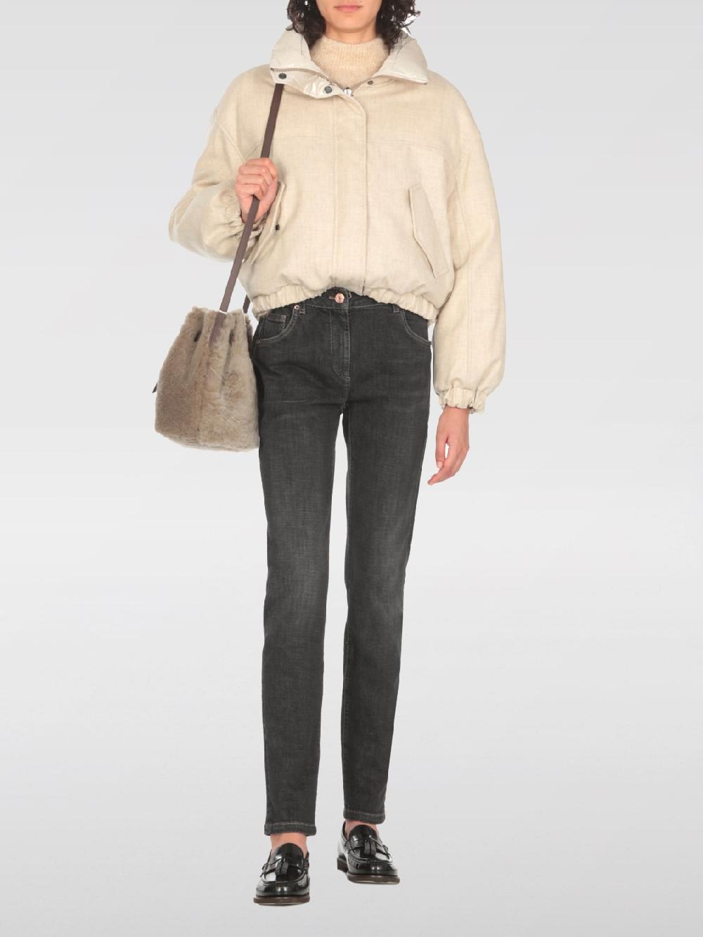 Giglio Piumino Brunello Cucinelli In Nylon Trapuntato