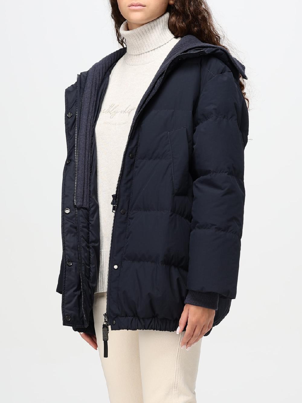 Giglio Piumino Brunello Cucinelli In Tela Di Cotone Techno