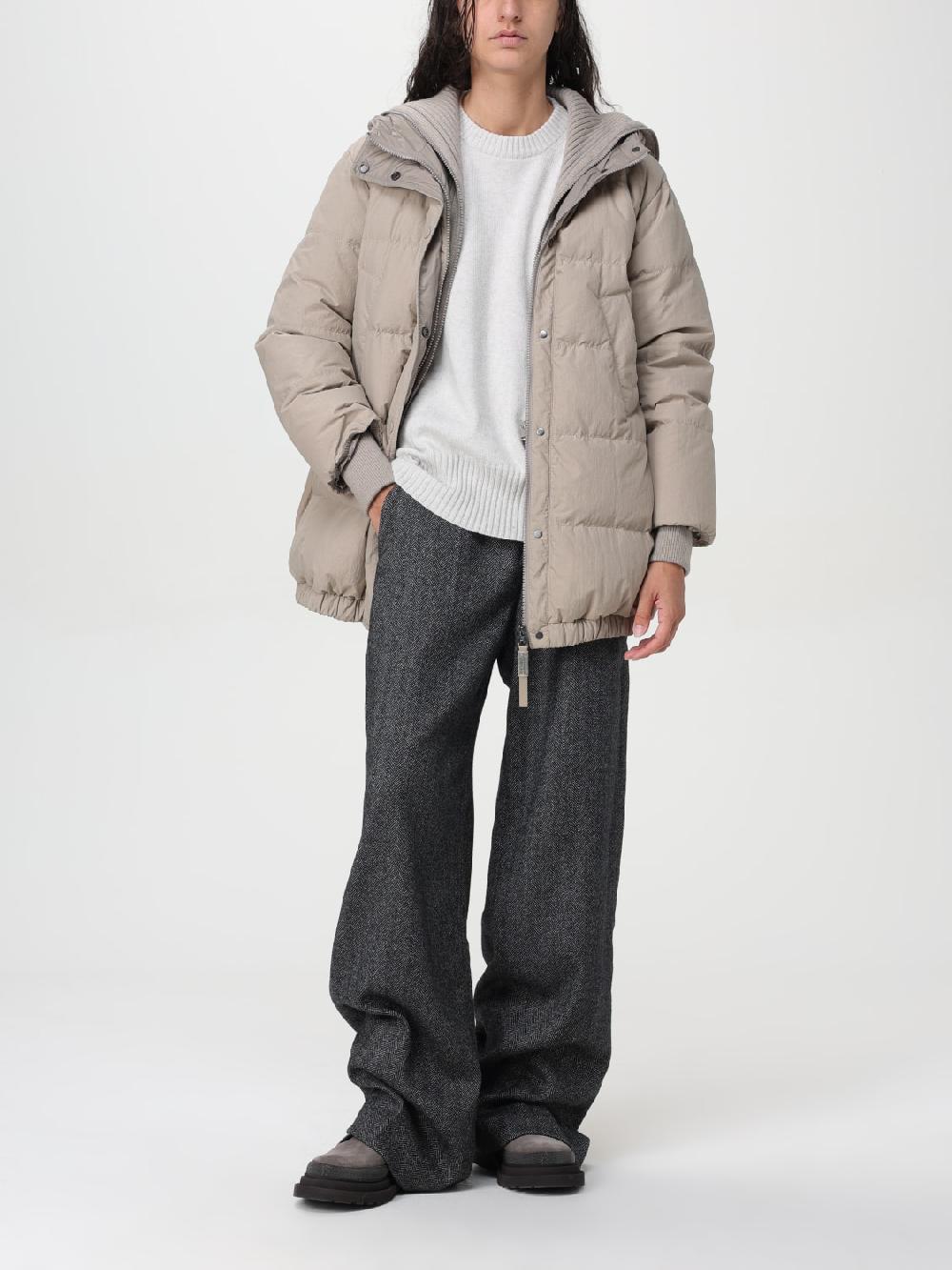 Giglio Piumino Brunello Cucinelli In Tela Di Cotone Techno