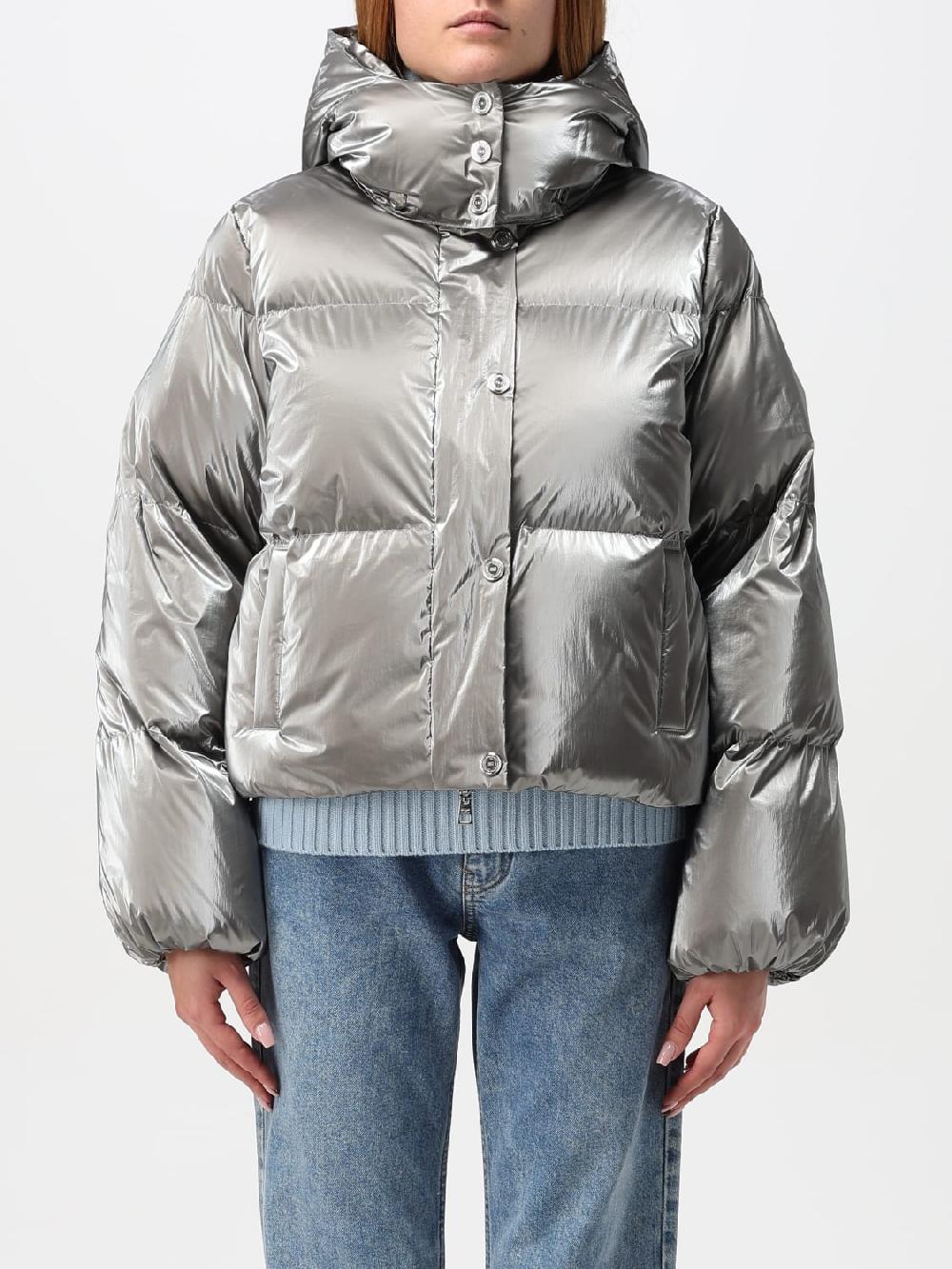 Giglio Piumino Elisabetta Franchi in nylon metallizzato