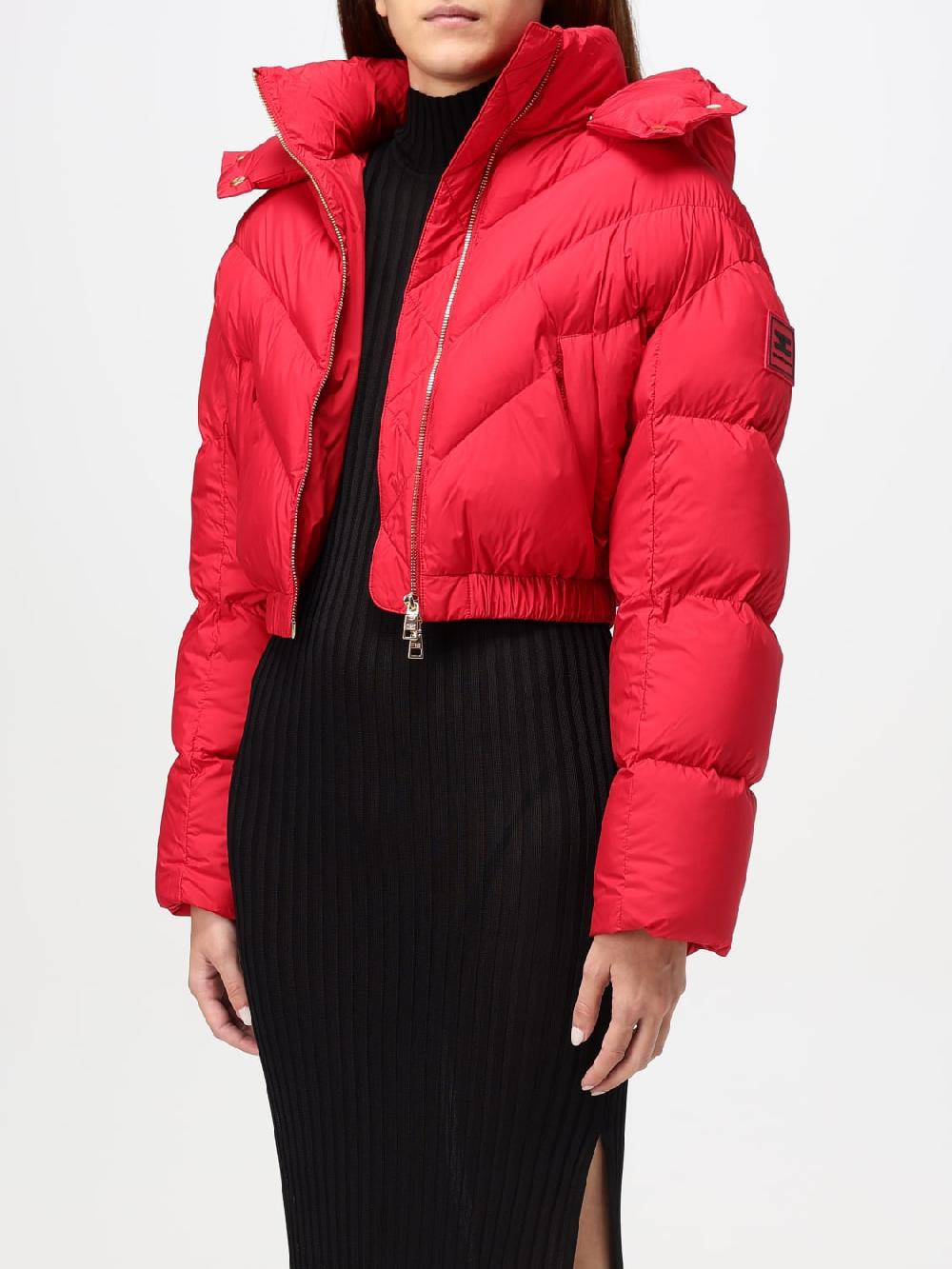 Giglio Piumino Elisabetta Franchi In Nylon Trapuntato