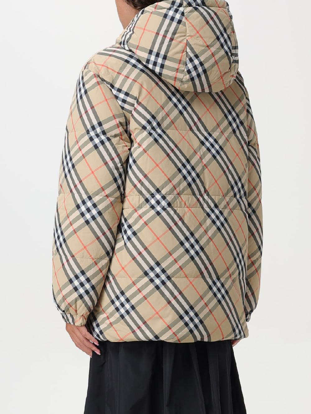 Giglio Piumino Reversibile Burberry In Nylon Trapuntato
