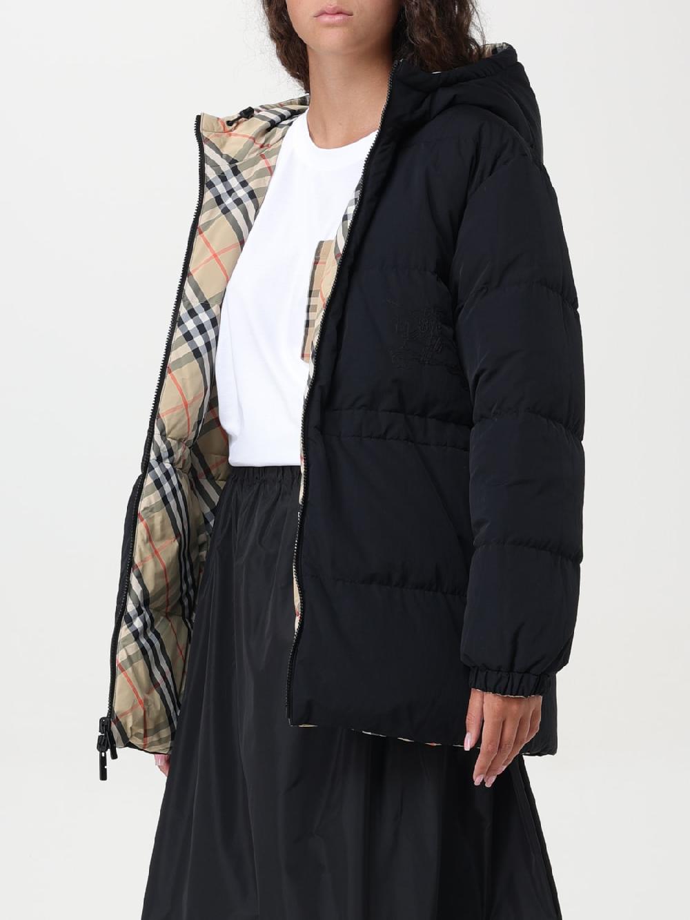 Giglio Piumino Reversibile Burberry In Nylon Trapuntato