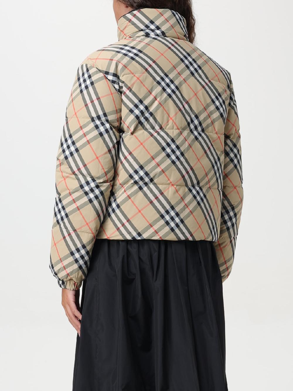 Giglio Piumino Reversibile Burberry In Nylon Trapuntato