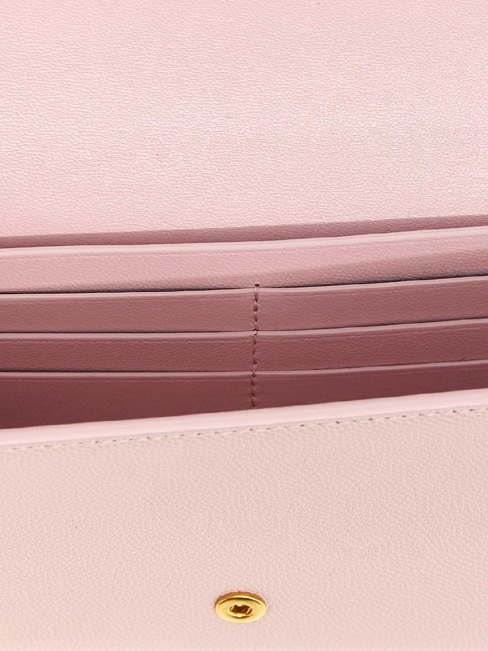 Giglio Pochette Emblema In Pelle Di Vitello Granulata Balmain