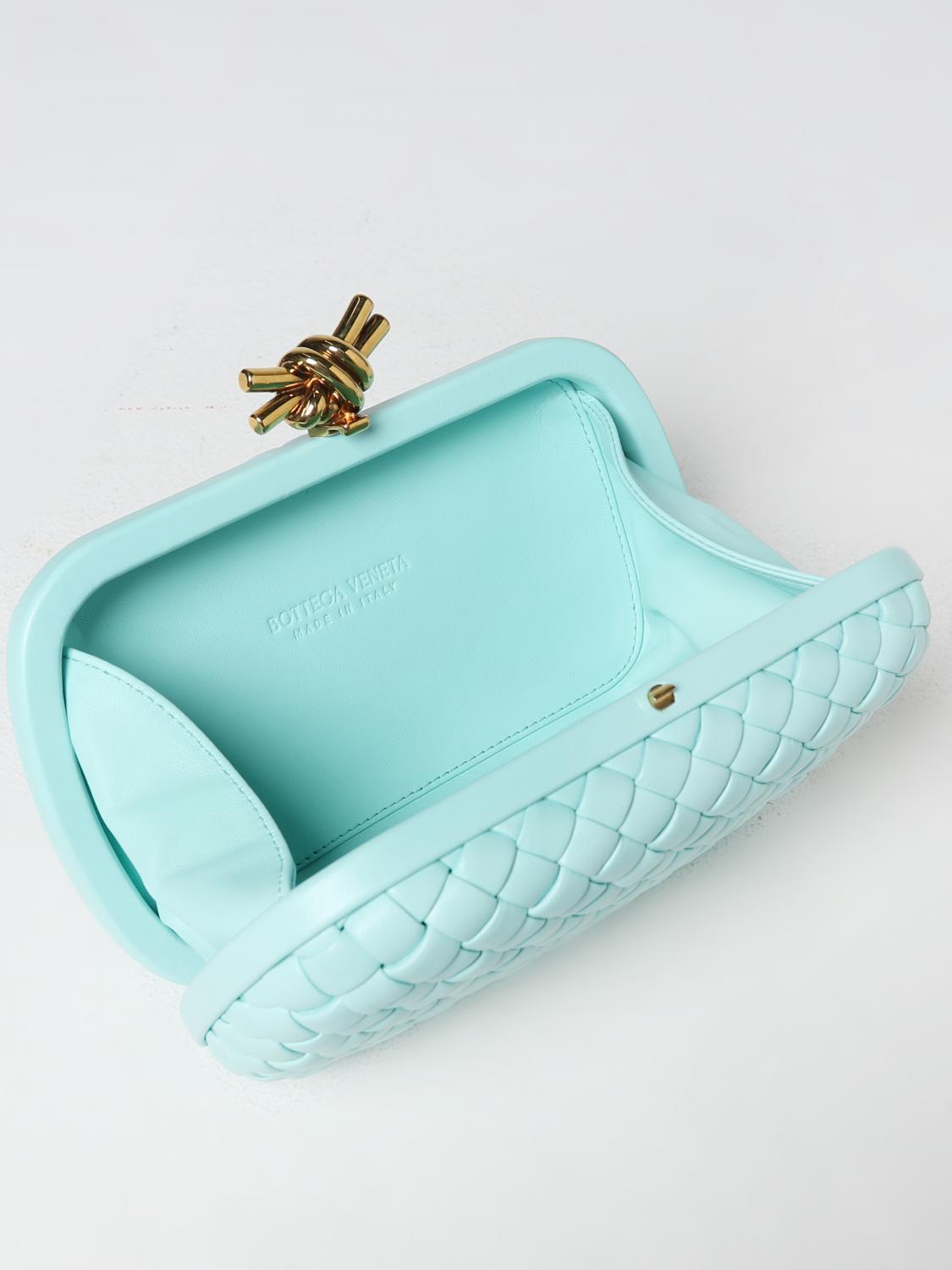 Giglio Pochette Knot Bottega Veneta In Pelle Intrecciata