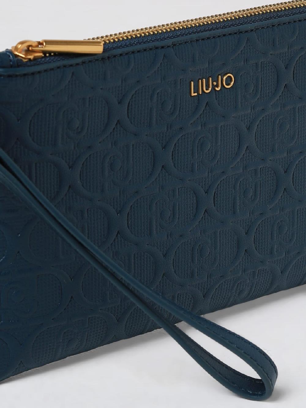 Giglio Pochette Liu Jo In Pelle Sintetica Con Logo All Over