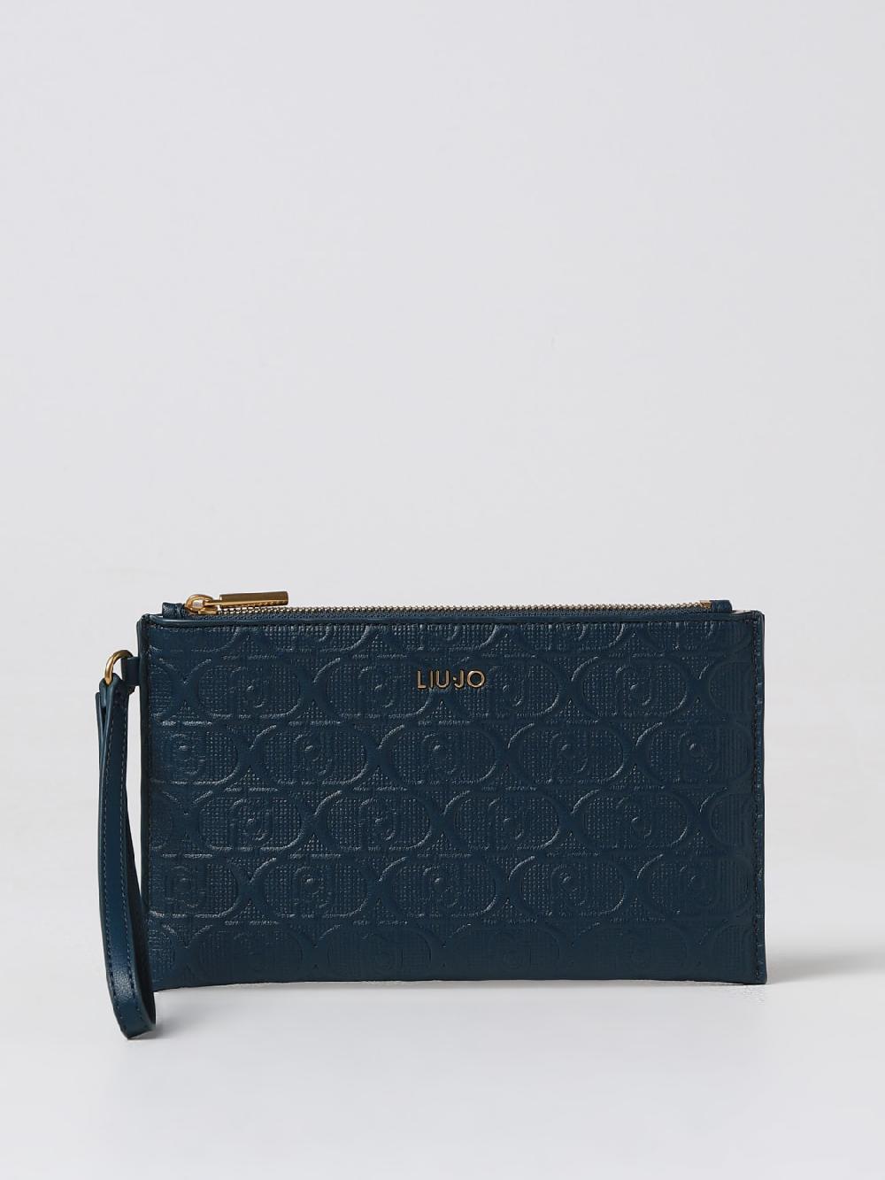 Giglio Pochette Liu Jo in pelle sintetica con logo all over