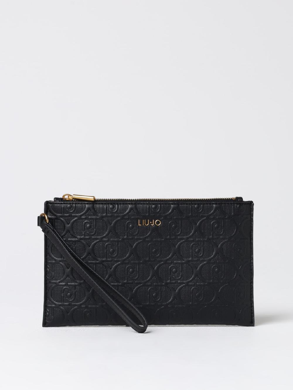 Giglio Pochette Liu Jo in pelle sintetica con logo all over