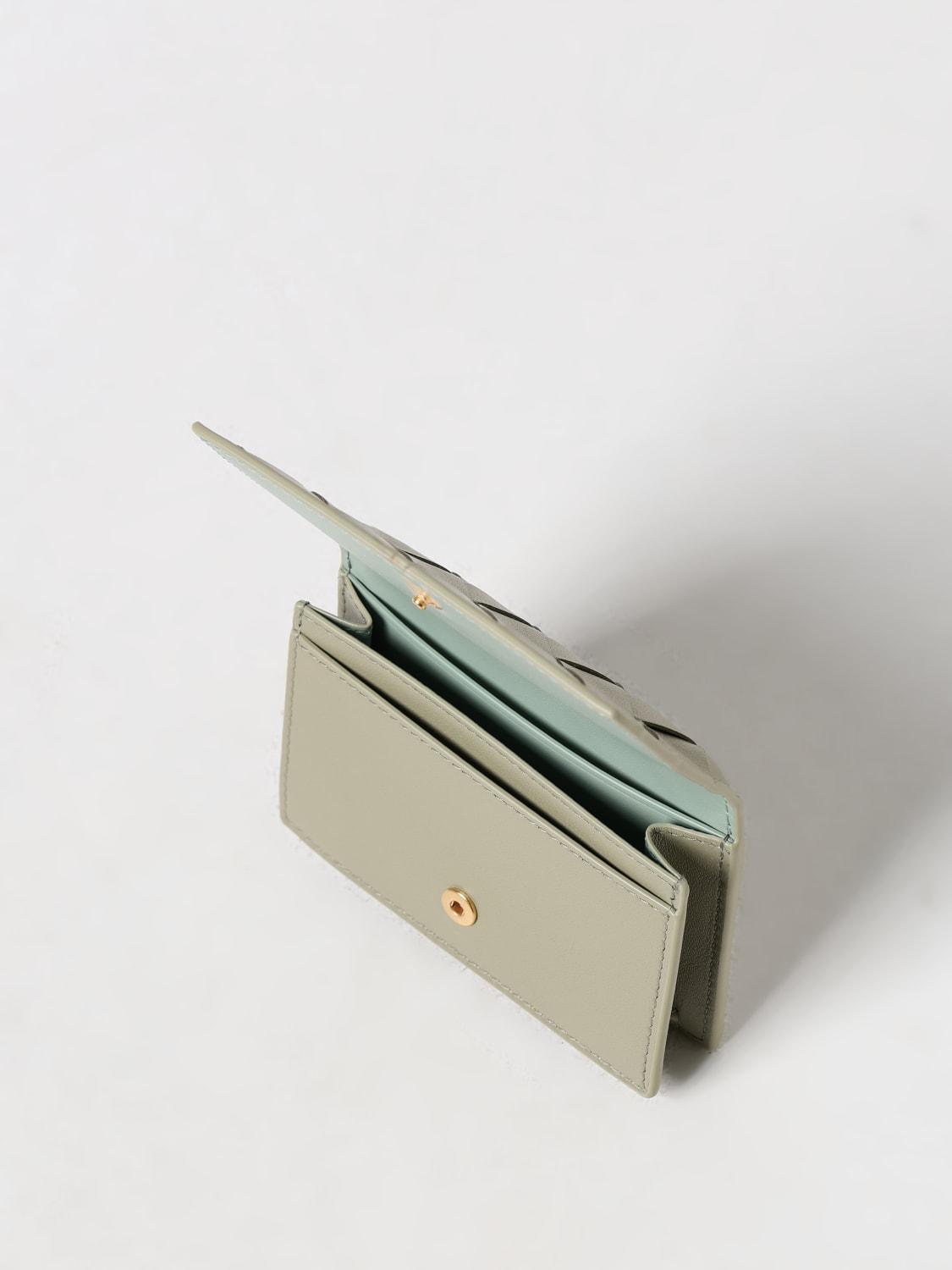 Giglio Porta Biglietti Da Visita Bottega Veneta In Pelle Intrecciata