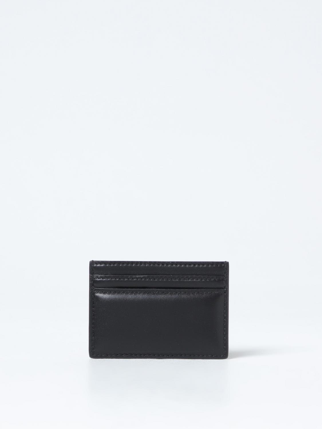 Giglio Portacarte Di Credito Alexander McQueen In Nappa Imbottita