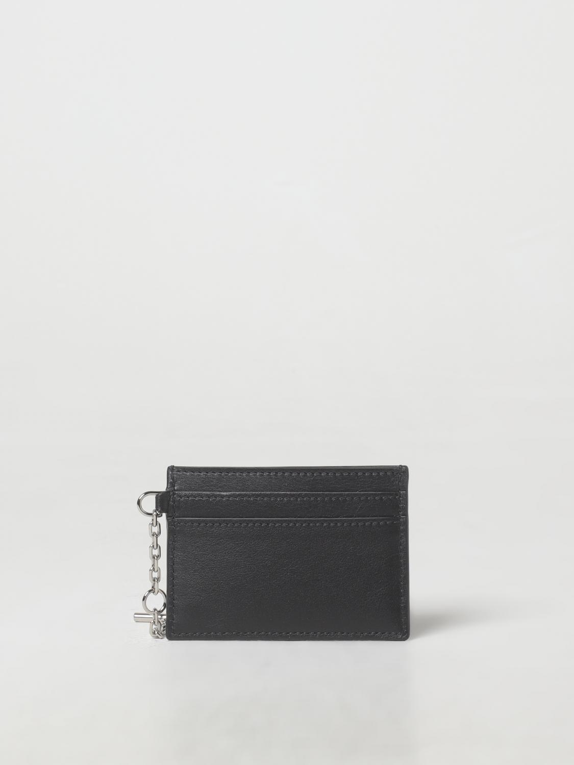 Giglio Portacarte Di Credito Alexander McQueen In Pelle