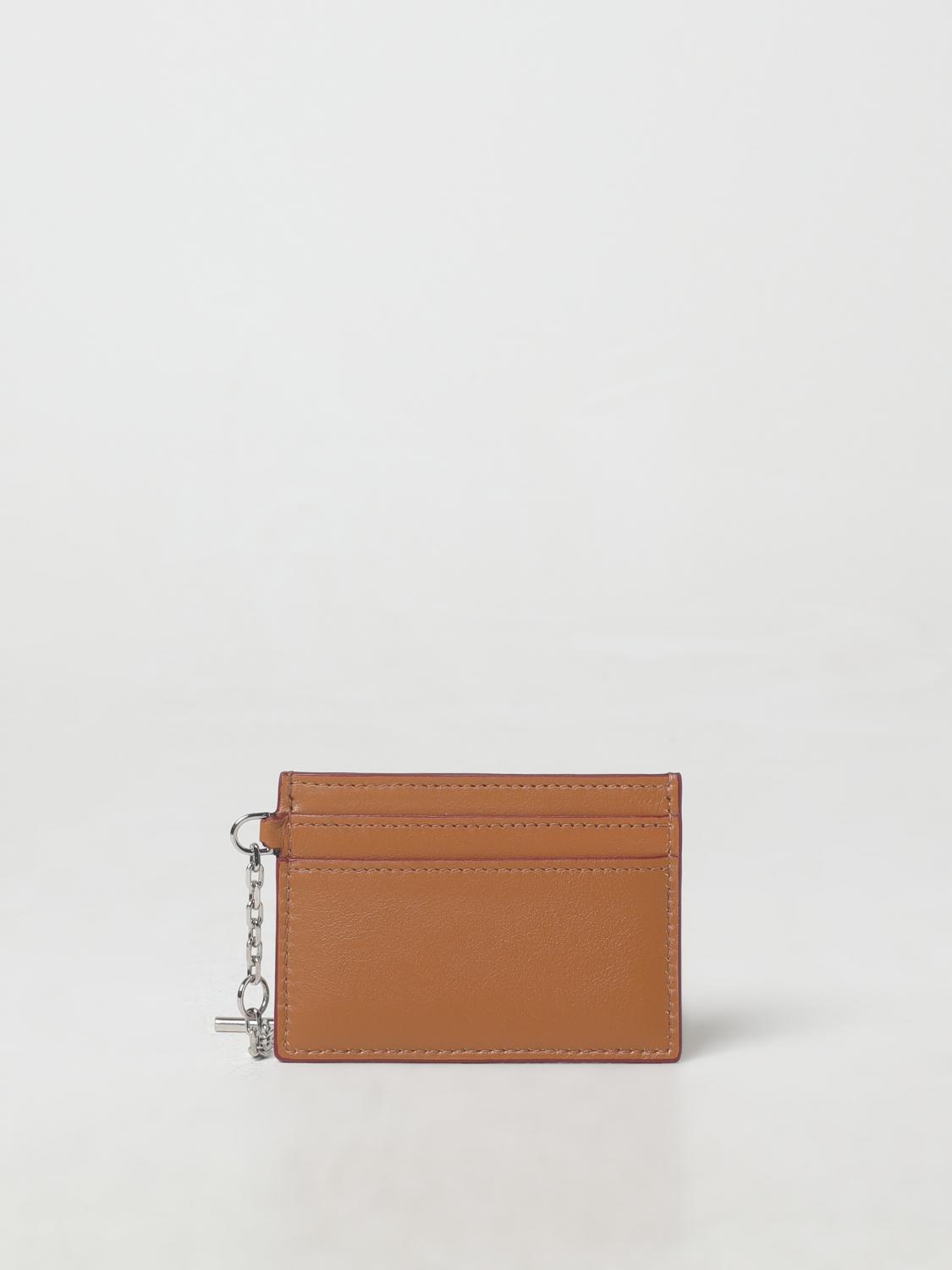 Giglio Portacarte Di Credito Alexander McQueen In Pelle