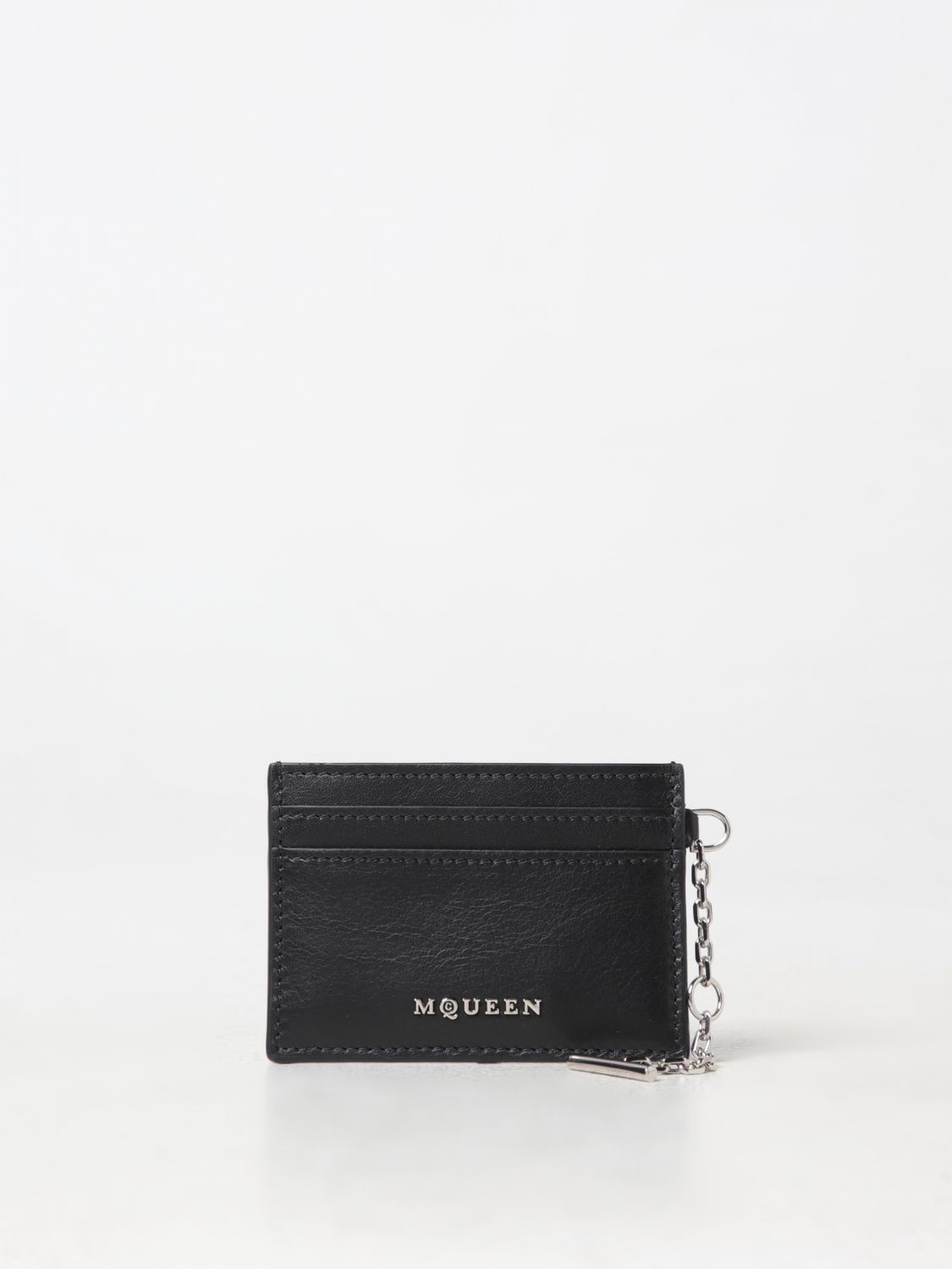 Giglio Portacarte di credito Alexander McQueen in pelle