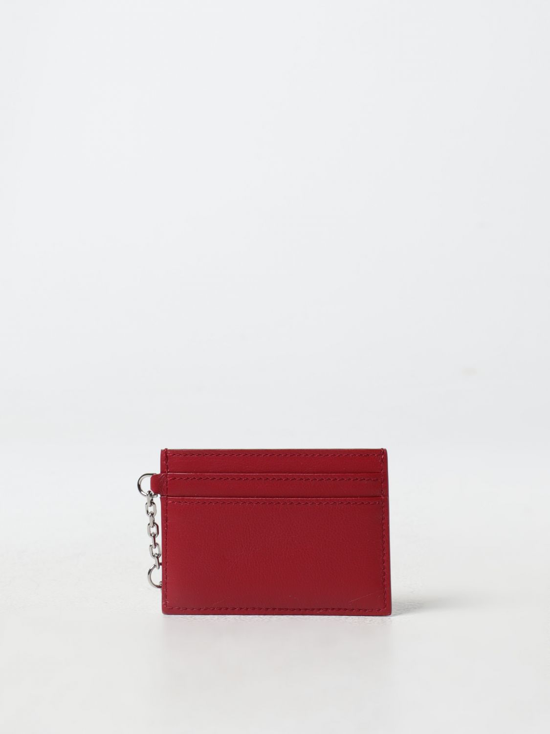 Giglio Portacarte Di Credito Alexander McQueen In Pelle