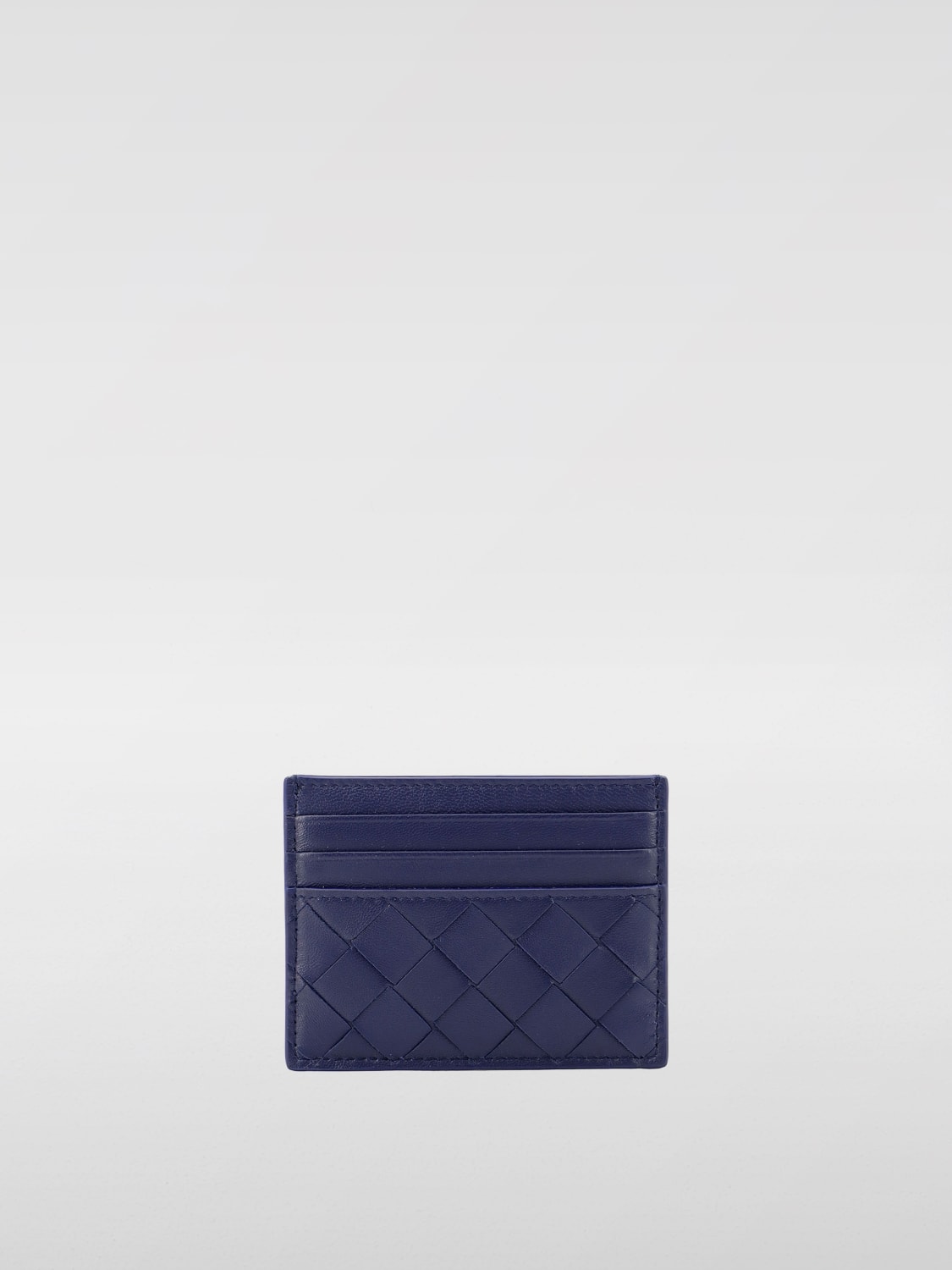 Giglio Portacarte di credito Bottega Veneta in pelle intrecciata