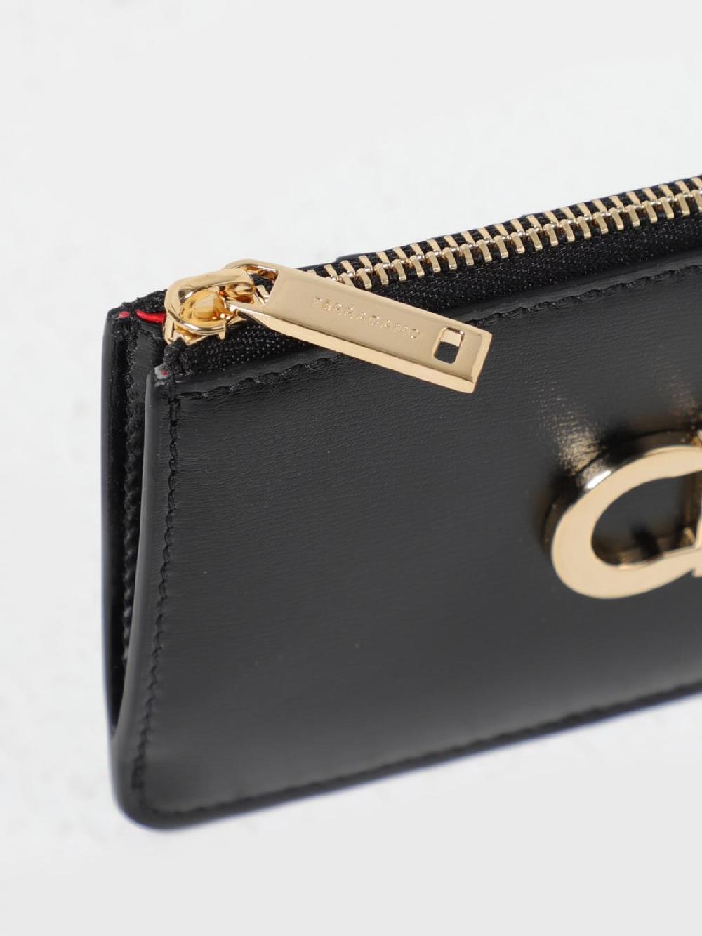 Giglio Portacarte Di Credito Gancini Ferragamo In Pelle Palmellata