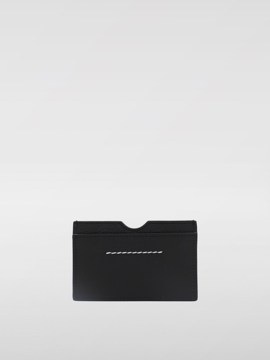 Giglio Portacarte Di Credito MM6 Maison Margiela In Pelle A Grana