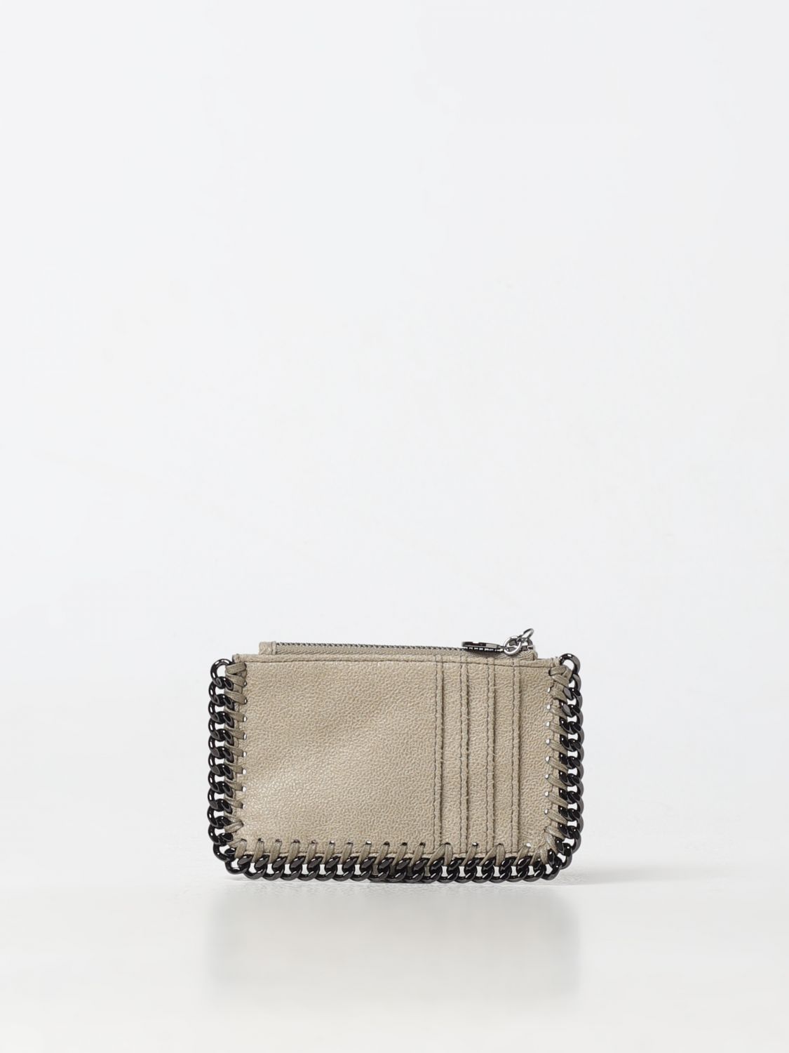 Giglio Portacarte Di Credito Stella McCartney In Camoscio Sintetico Cracklè