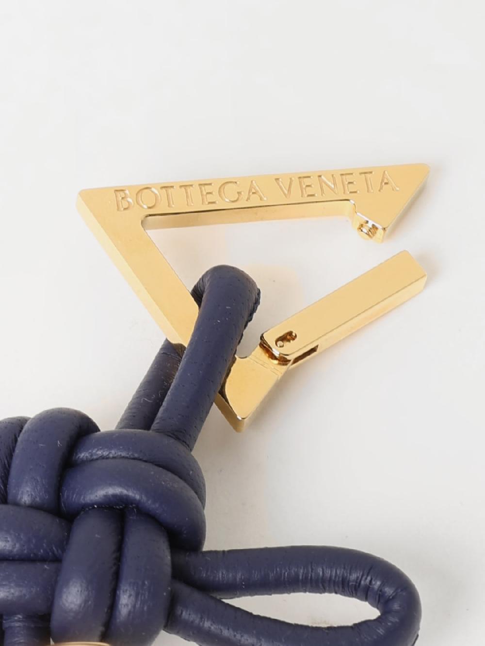 Giglio Portachiavi Triangle Bottega Veneta In Nappa Intrecciata