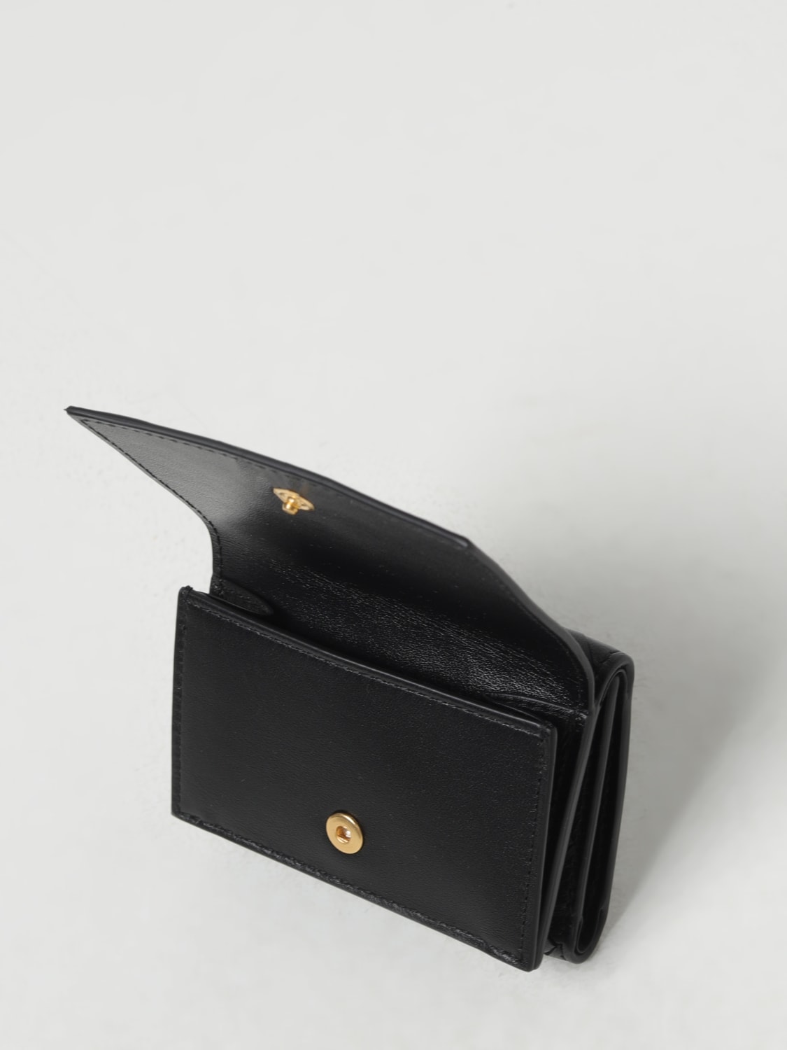 Giglio Portafoglio Bottega Veneta In Pelle Intrecciata