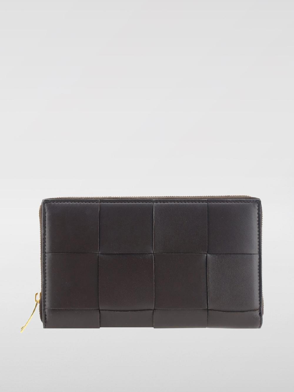 Giglio Portafoglio Cassette Bottega Veneta in pelle intrecciata