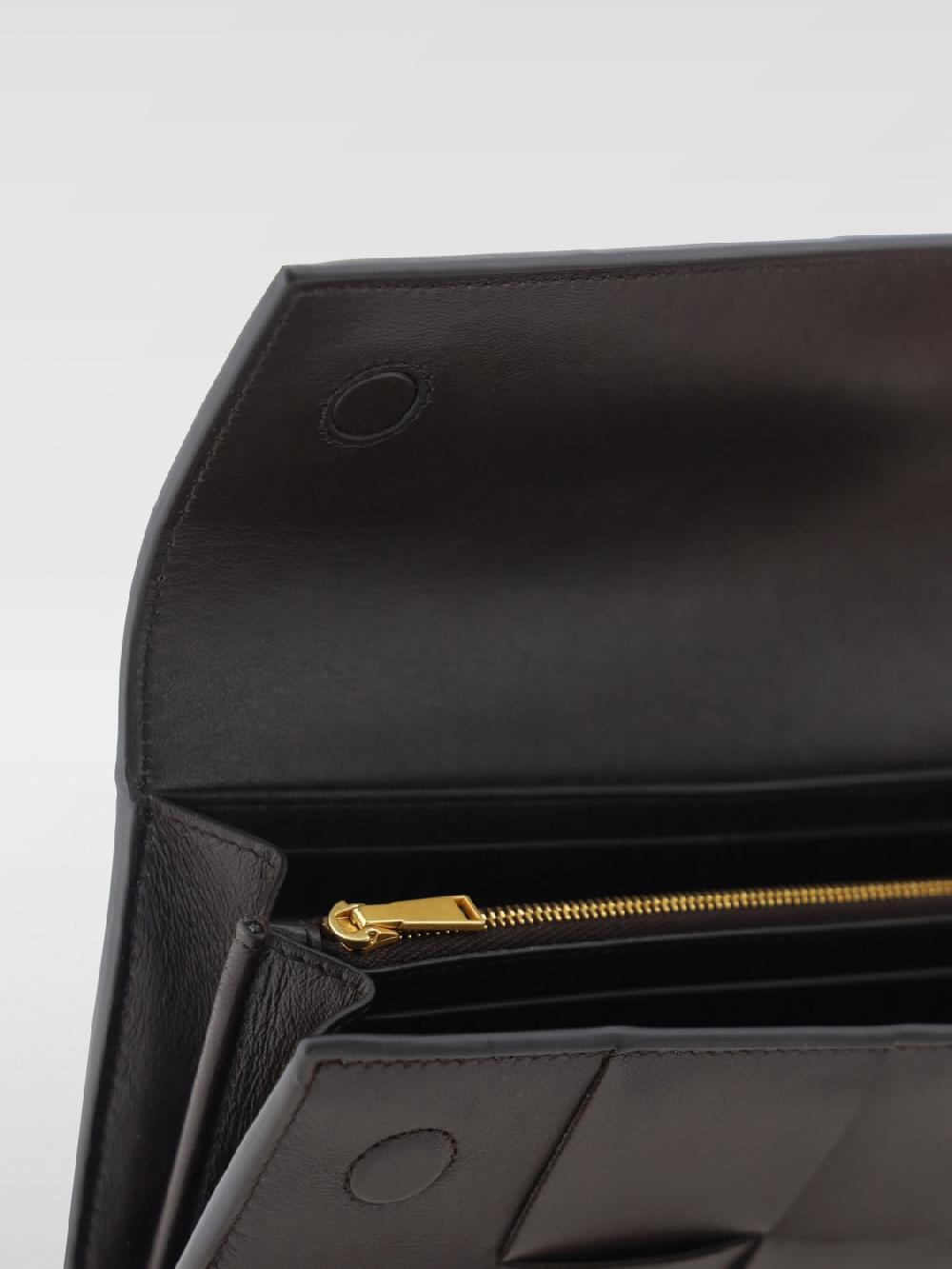 Giglio Portafoglio Cassette Bottega Veneta In Pelle Intrecciata